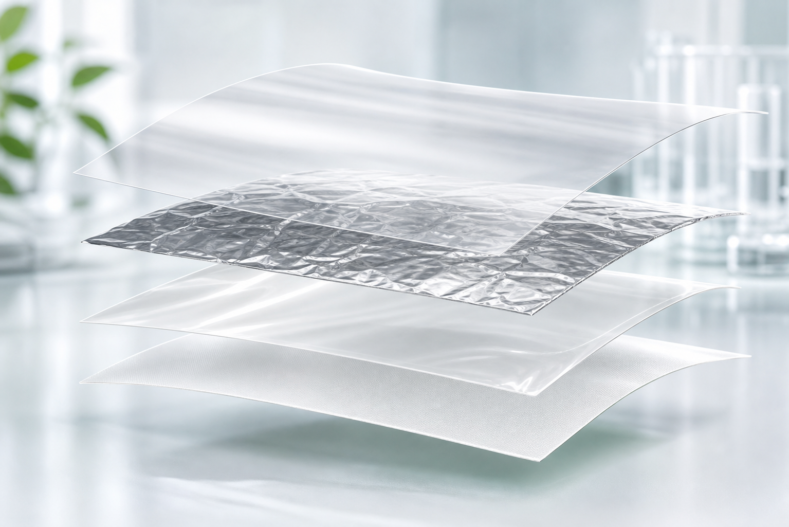 Transparent material science for flexible packaging brands.