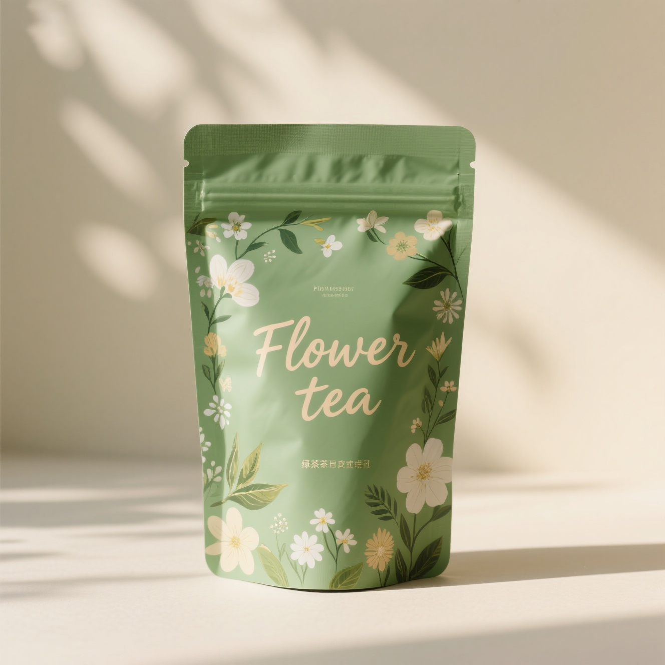 Custom Pet Food Stand-up Matcha Powder Packaging Bag - custom pet food custom flexible packaging