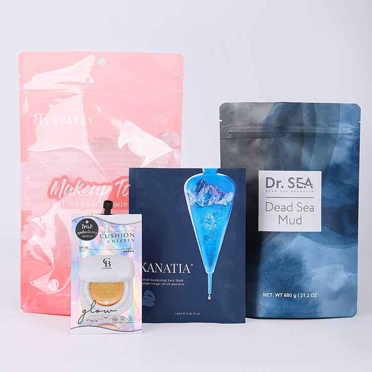 Cosmetic Three-side Seal Sample Sachet Foil - cosmetic three-side seal custom flexible packaging