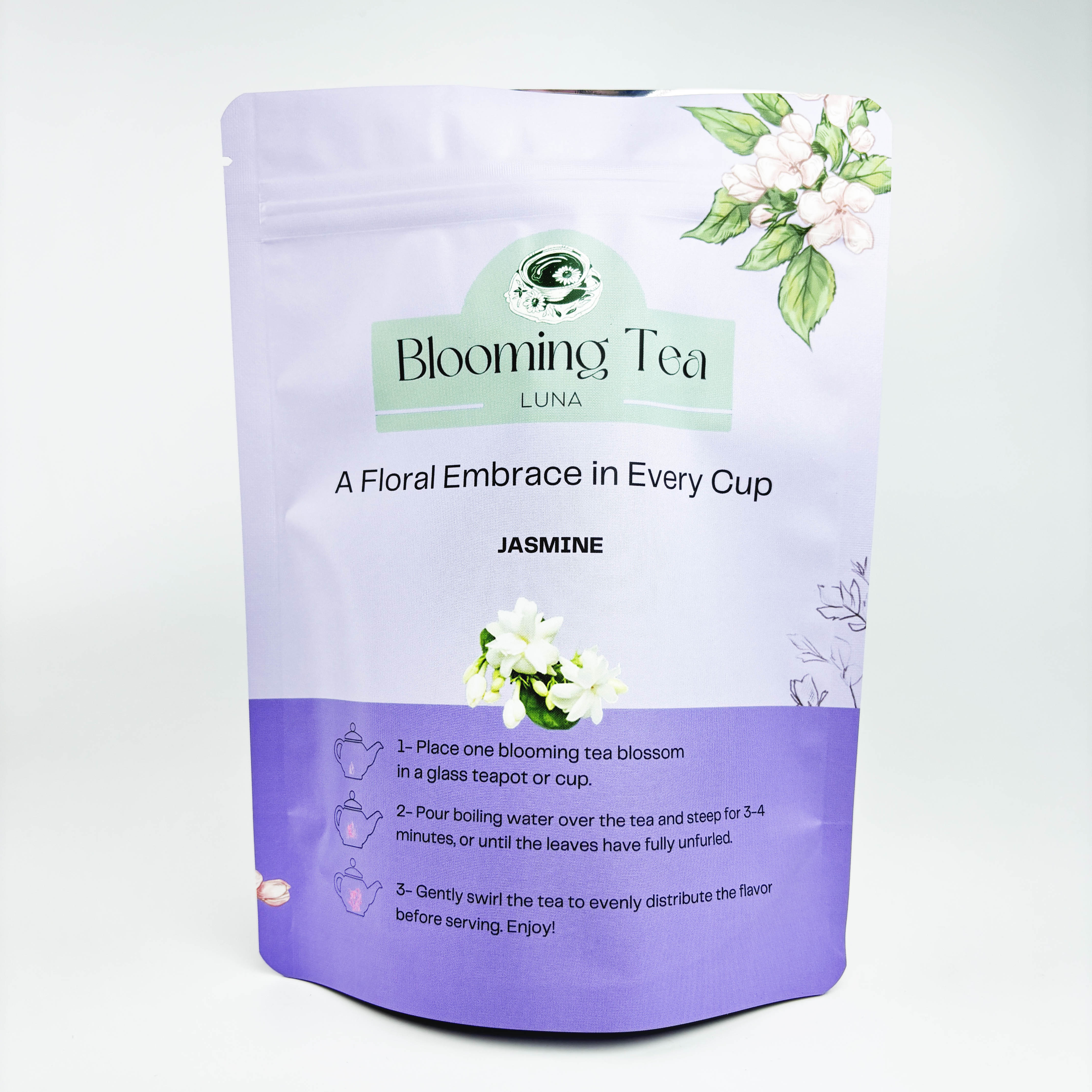 Custom Tea Packaging Stand-up Pouch - custom tea packaging custom flexible packaging