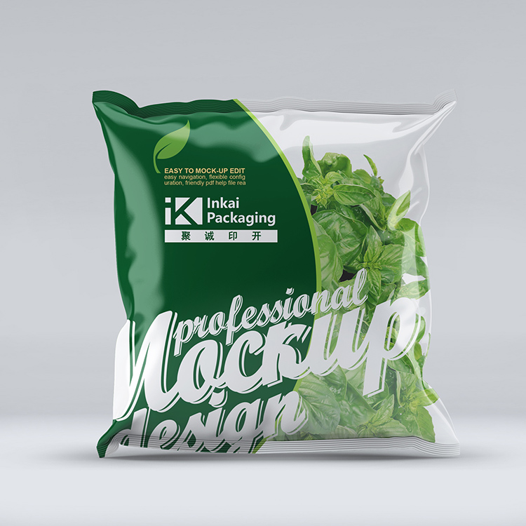 Three-side Seal Snack Foil Packaging Bag - three-side seal snack custom flexible packaging