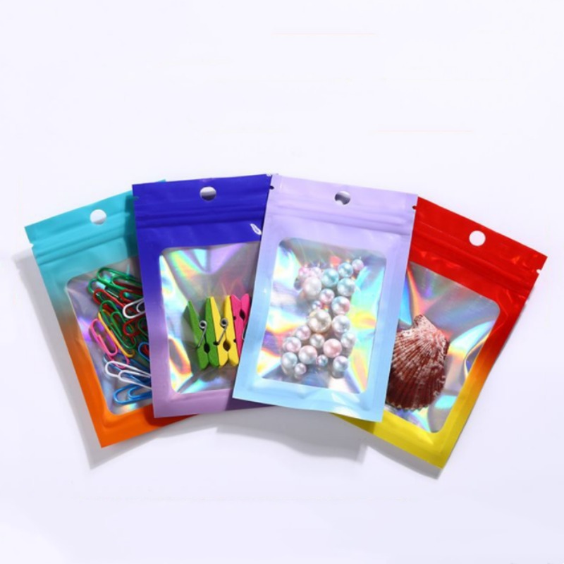 Cosmetic Mask and Skincare Window Zipper Foil Packaging Pouch - cosmetic mask and custom flexible packaging