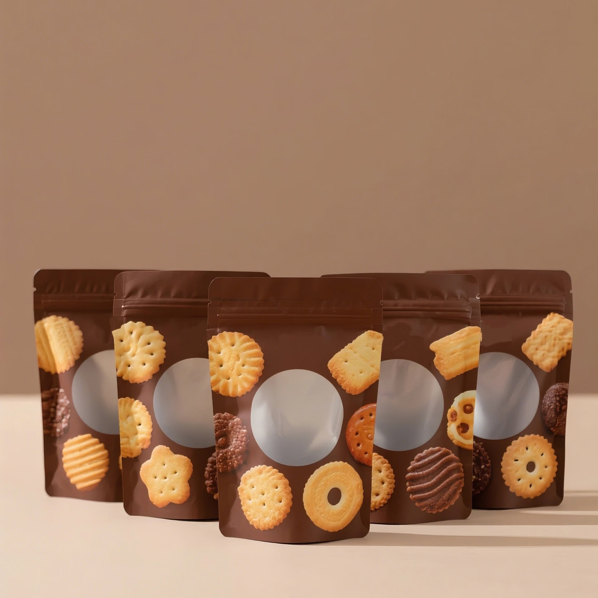 Candy Cookie and Bakery Snack Zipper Foil Packaging Bag - candy cookie and custom flexible packaging