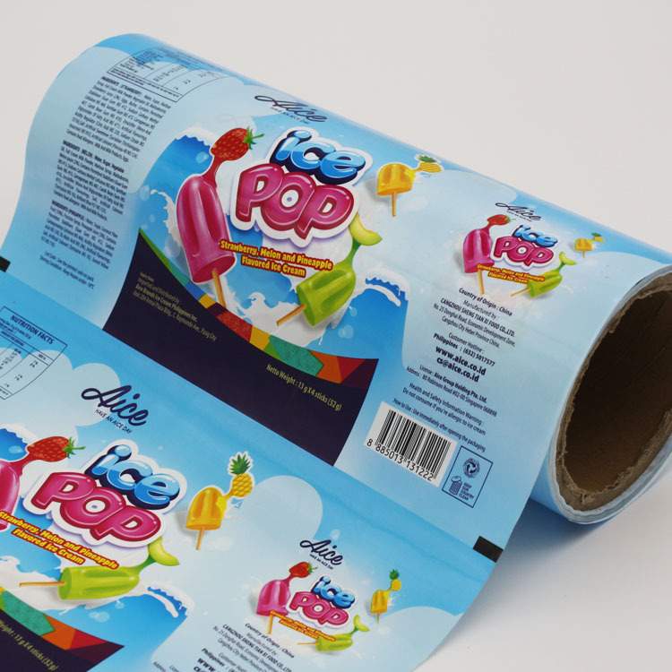 Snack Food Laminated Packaging Roll Film for Candy - snack food laminated custom flexible packaging