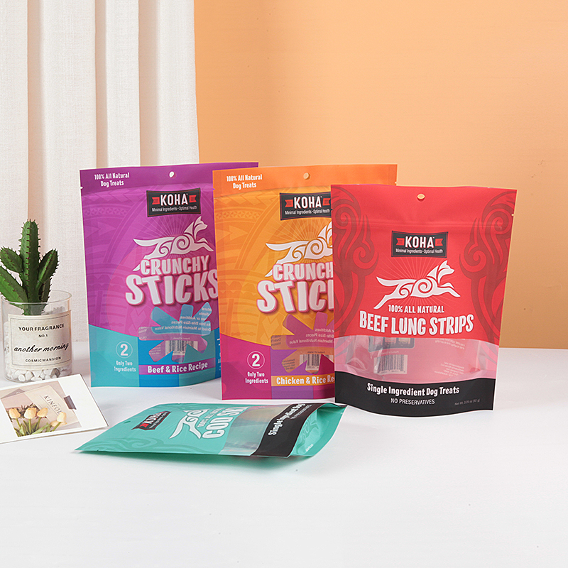 Flat-bottom Pet Food Zipper Packaging Bag - flat-bottom pet food custom flexible packaging