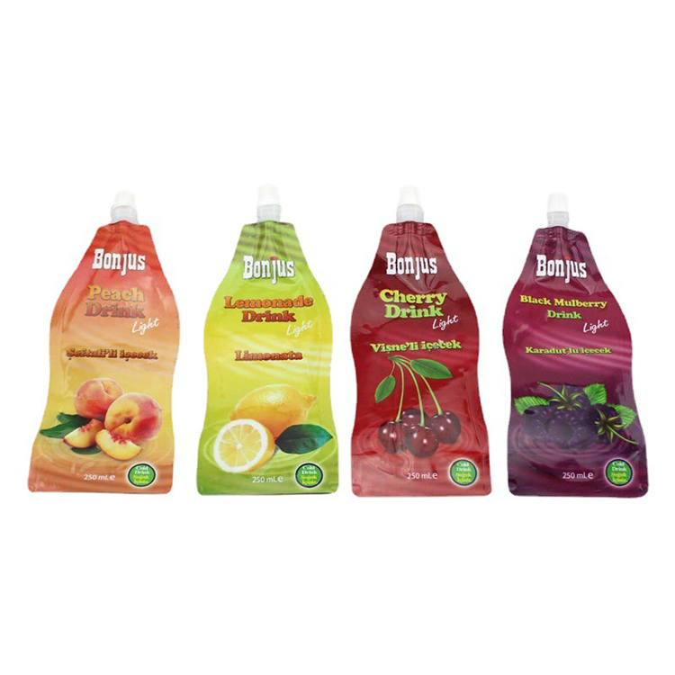 Beverage and Liquid Spout Pouch Foil for Juice - beverage and liquid custom flexible packaging
