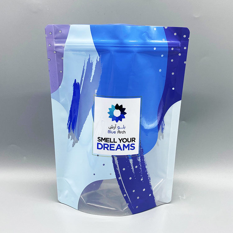 Nut and Dried Fruit Stand-up Window Zipper Packaging Pouch - nut and dried custom flexible packaging