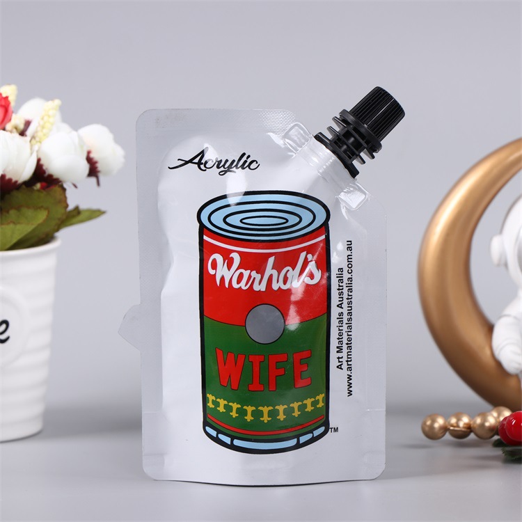 Cosmetic and Skincare Spout 500ml Pouch Foil for Mask - cosmetic and skincare custom flexible packaging