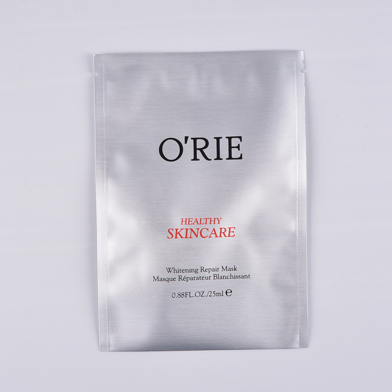 Cosmetic Three-side Seal Sample Sachet Foil for Mask Easy Tear Facial Food Grade - cosmetic three-side seal custom.