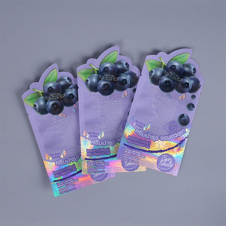 Custom Shaped Cosmetic Sample Sachet