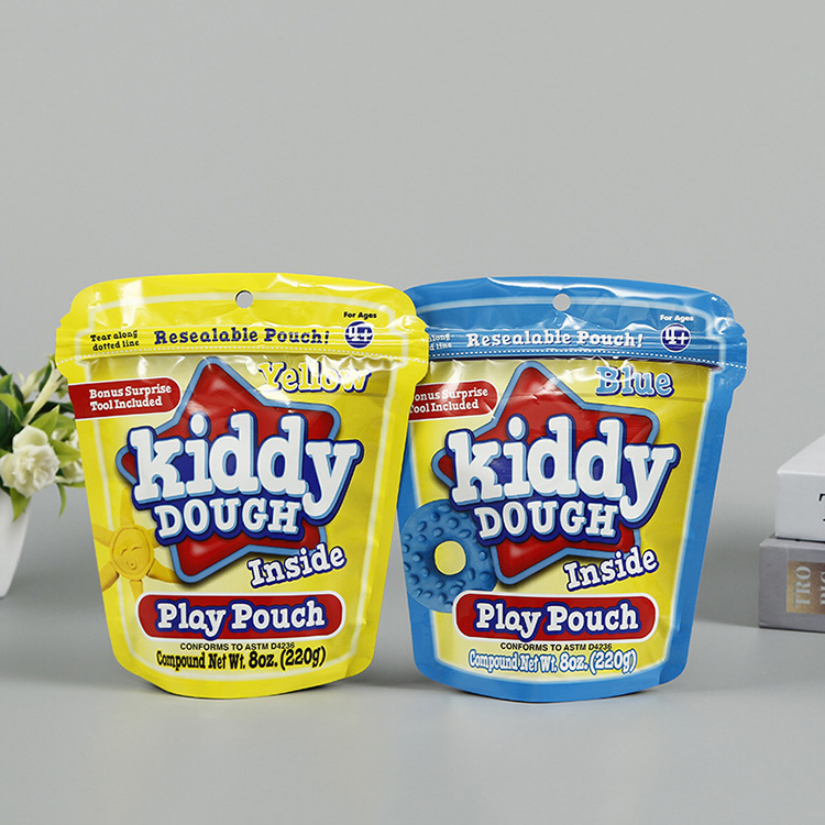 Zipper Custom Shaped Snack Shaped Pouch