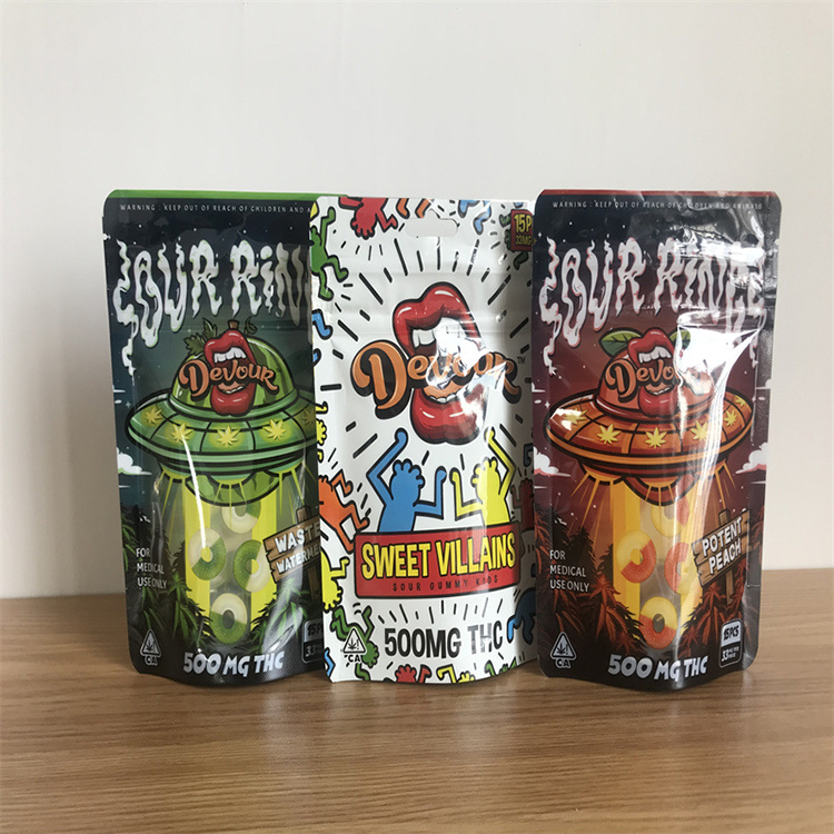 Child Resistant Mylar Candy Packaging Bag - child resistant mylar custom flexible packaging