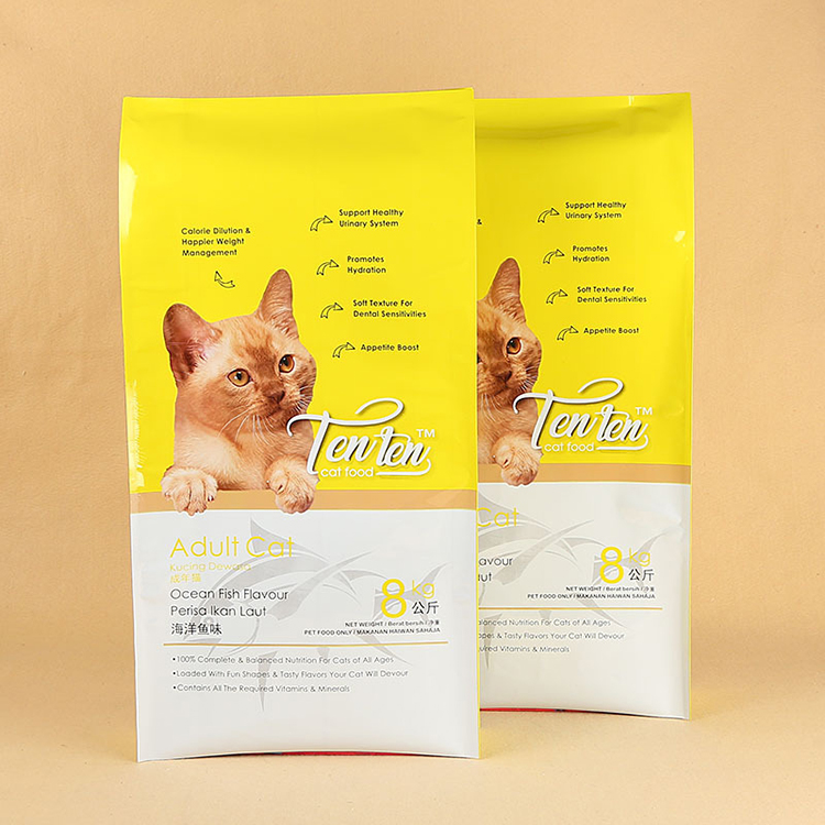 Custom Pet Food Stand-up Zipper Foil Packaging Bag - custom pet food custom flexible packaging