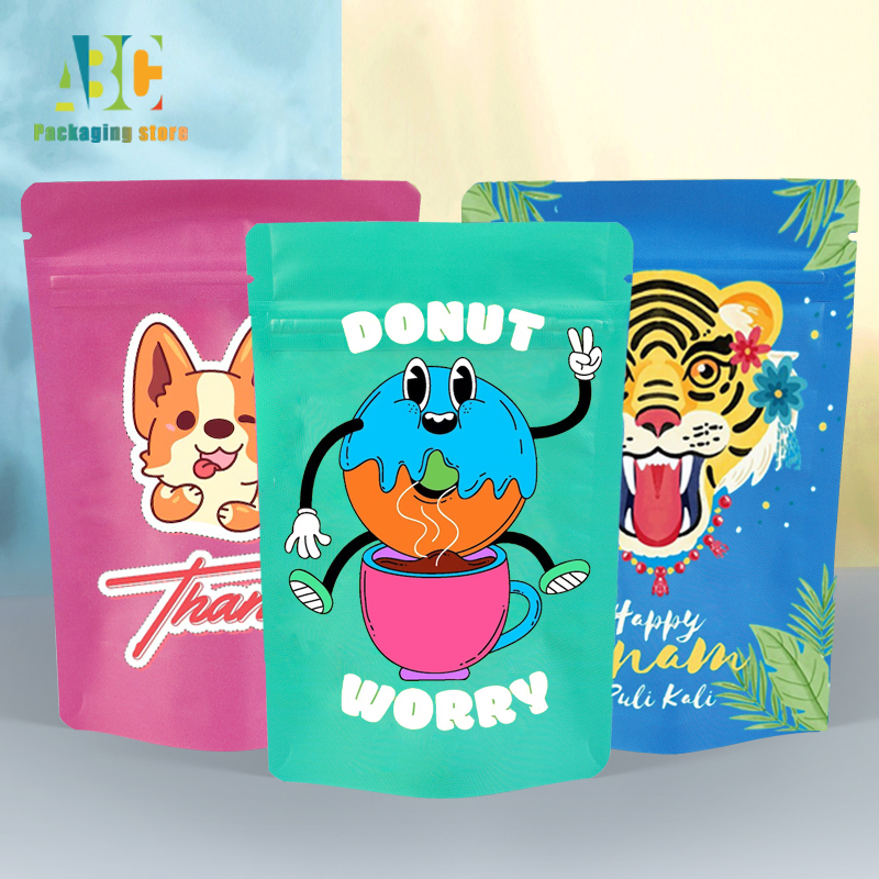Custom Tea Zipper Foil Packaging Stand-up Pouch - custom tea zipper custom flexible packaging
