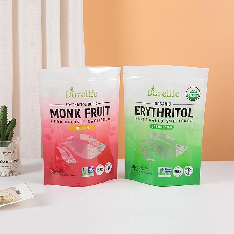 Custom Tea Zipper Packaging Stand-up Pouch - custom tea zipper custom flexible packaging