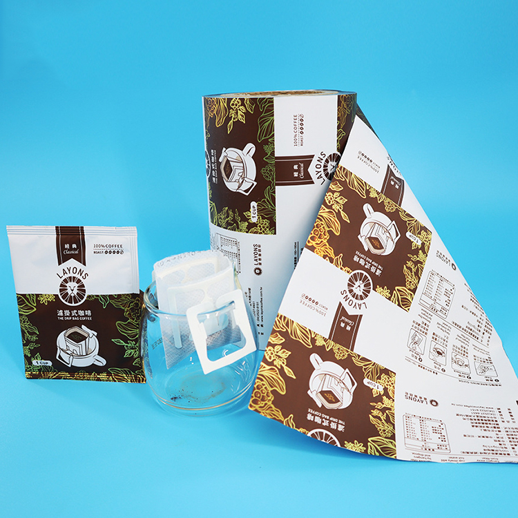Coffee Foil Drip Packaging Roll Film - coffee foil drip custom flexible packaging
