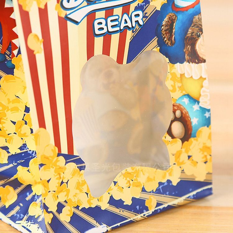 Clear Snack Kraft Window Pouch