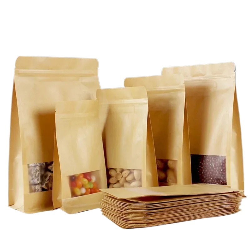 Zipper Kraft Window Pouch Private
