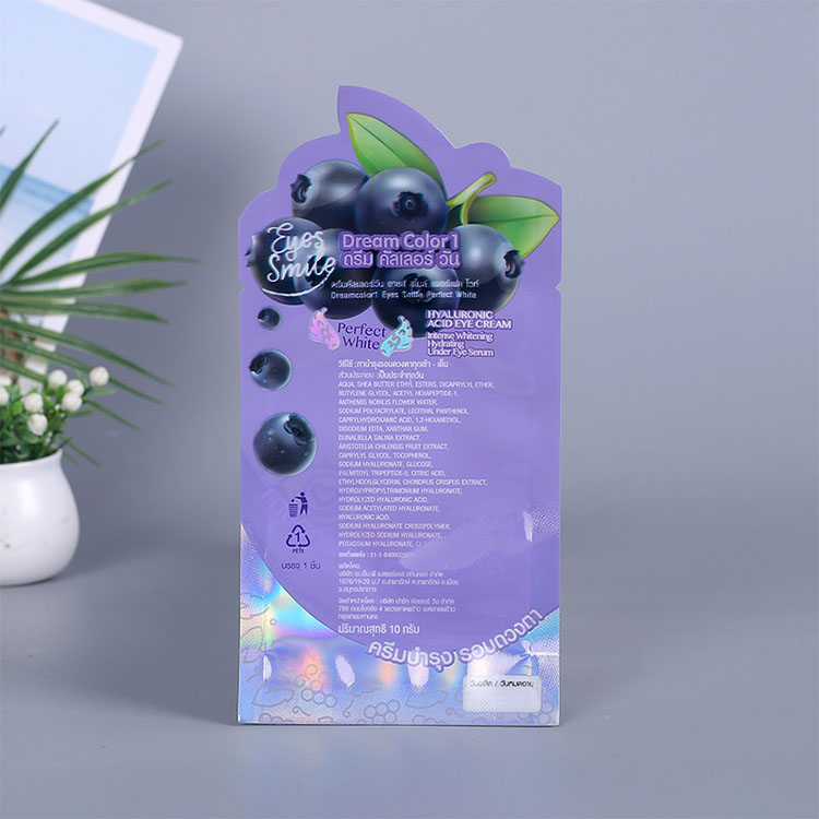Custom Shaped Cosmetic Sample Sachet