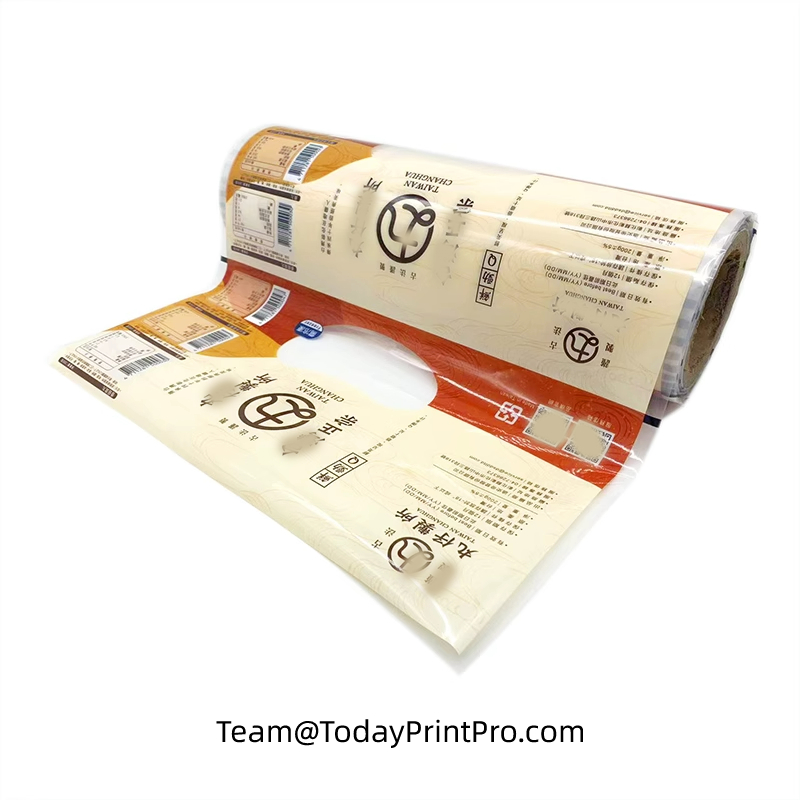 Printed Snack Roll Stock Film