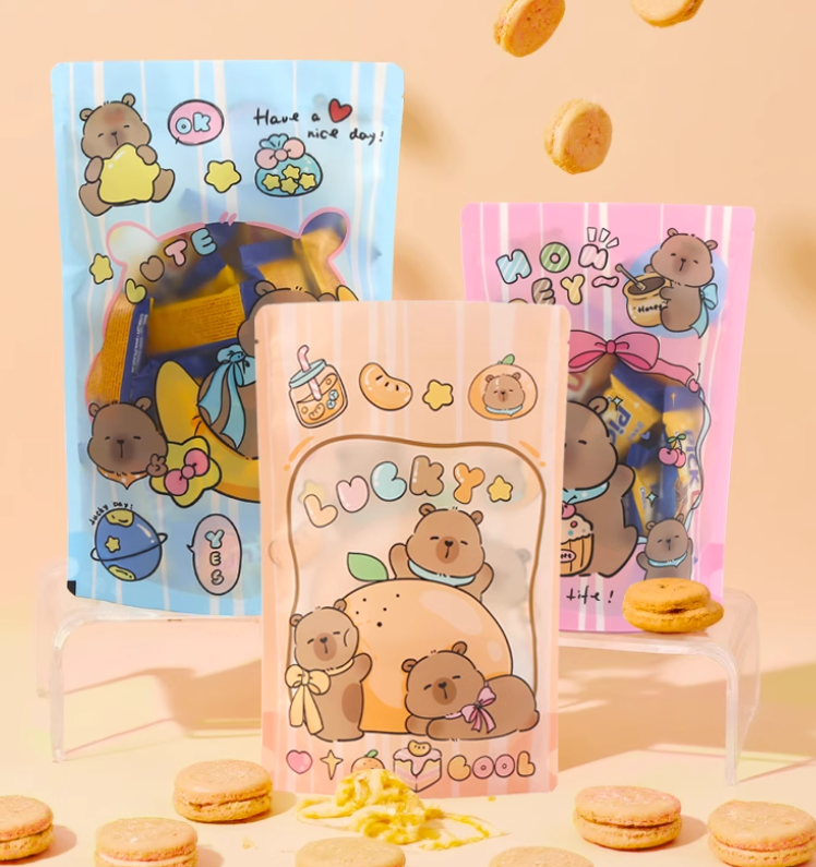Zipper Moisture Barrier Snack Stand-up Pouch