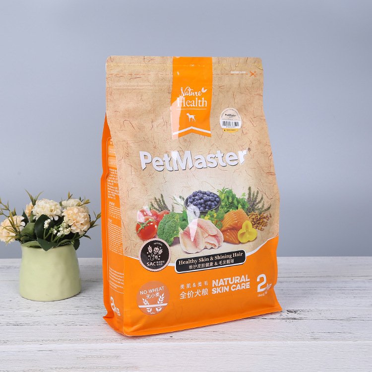Zipper PET Food Flat-bottom Pouch Private