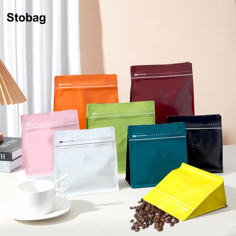 Barrier Zipper Coffee Flat-bottom Pouch