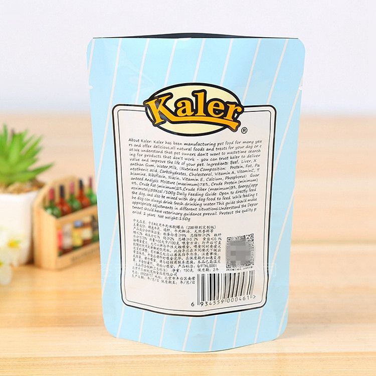 Zipper Printed Snack Stand-up Pouch Private