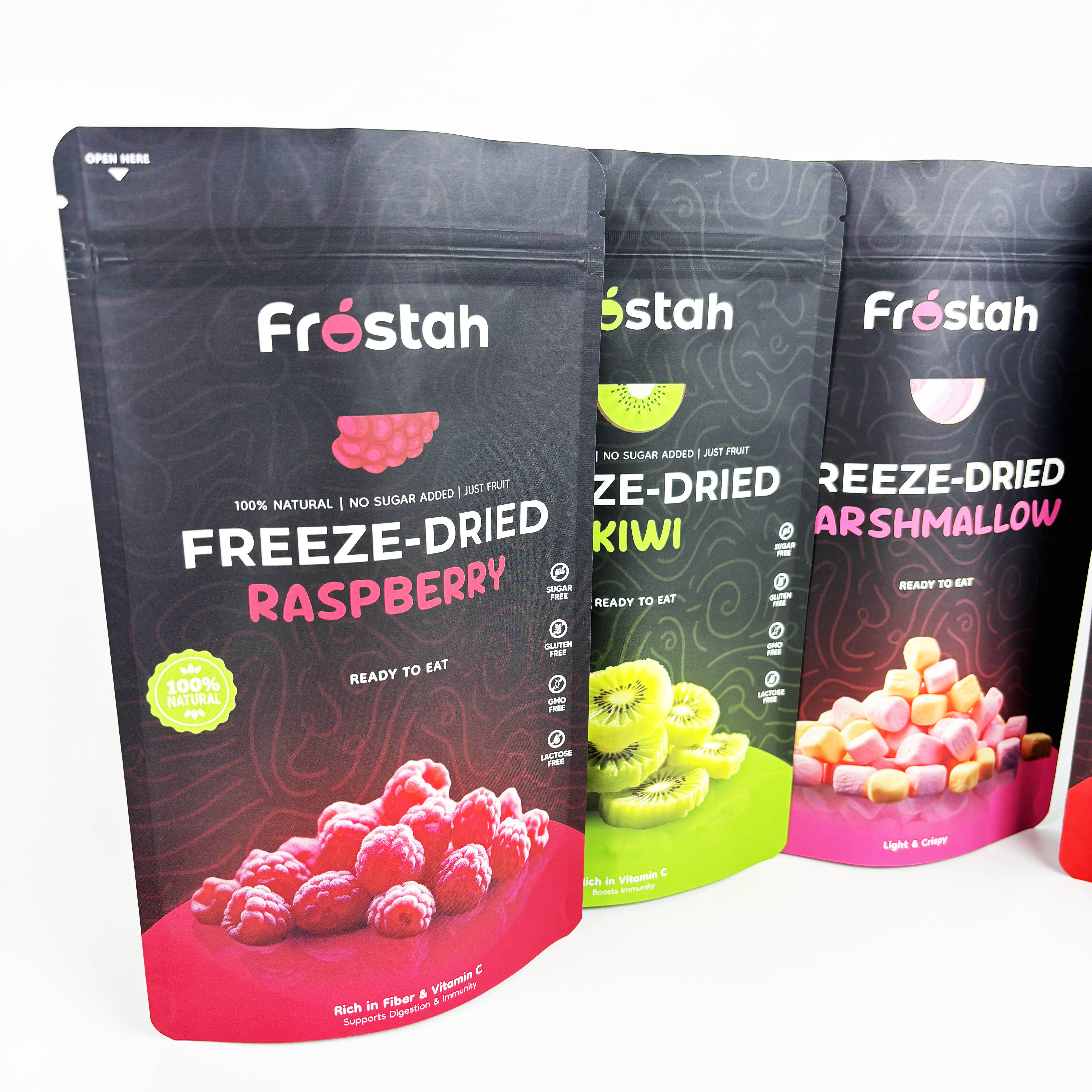 Zipper Matte Finish Snack Stand-up Pouch
