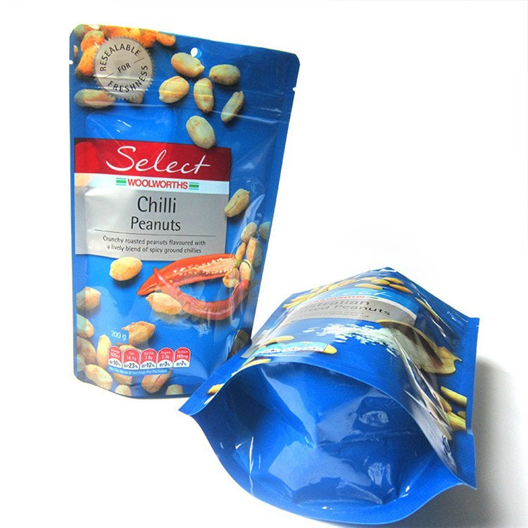 Barrier Zipper Snack Stand-up Pouch