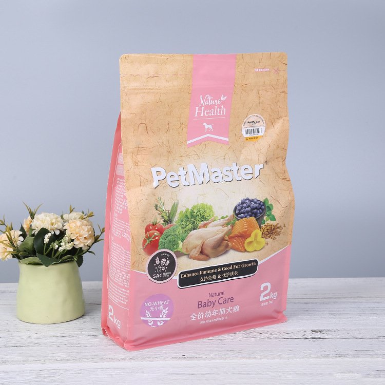 Zipper PET Food Flat-bottom Pouch Private