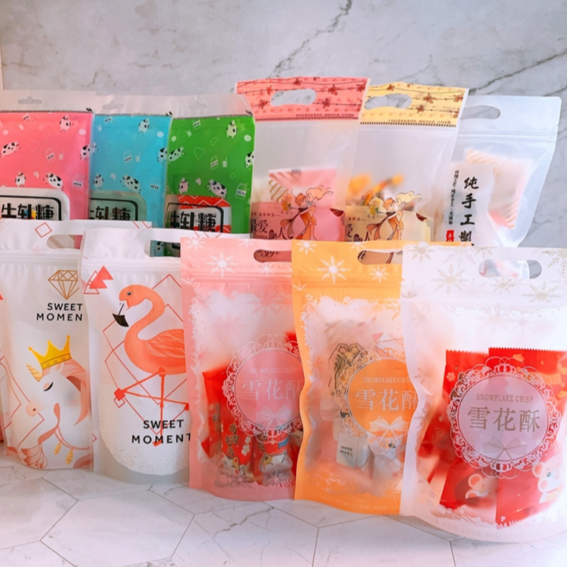 Zipper Moisture Barrier Snack Stand-up Pouch
