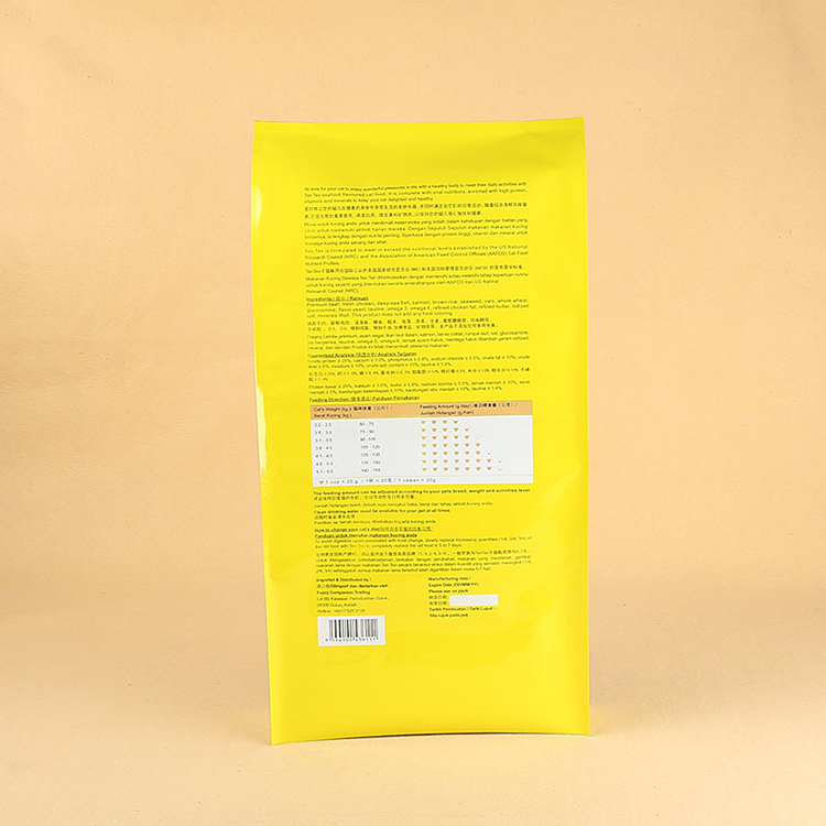 Barrier Zipper PET Food Stand-up Pouch
