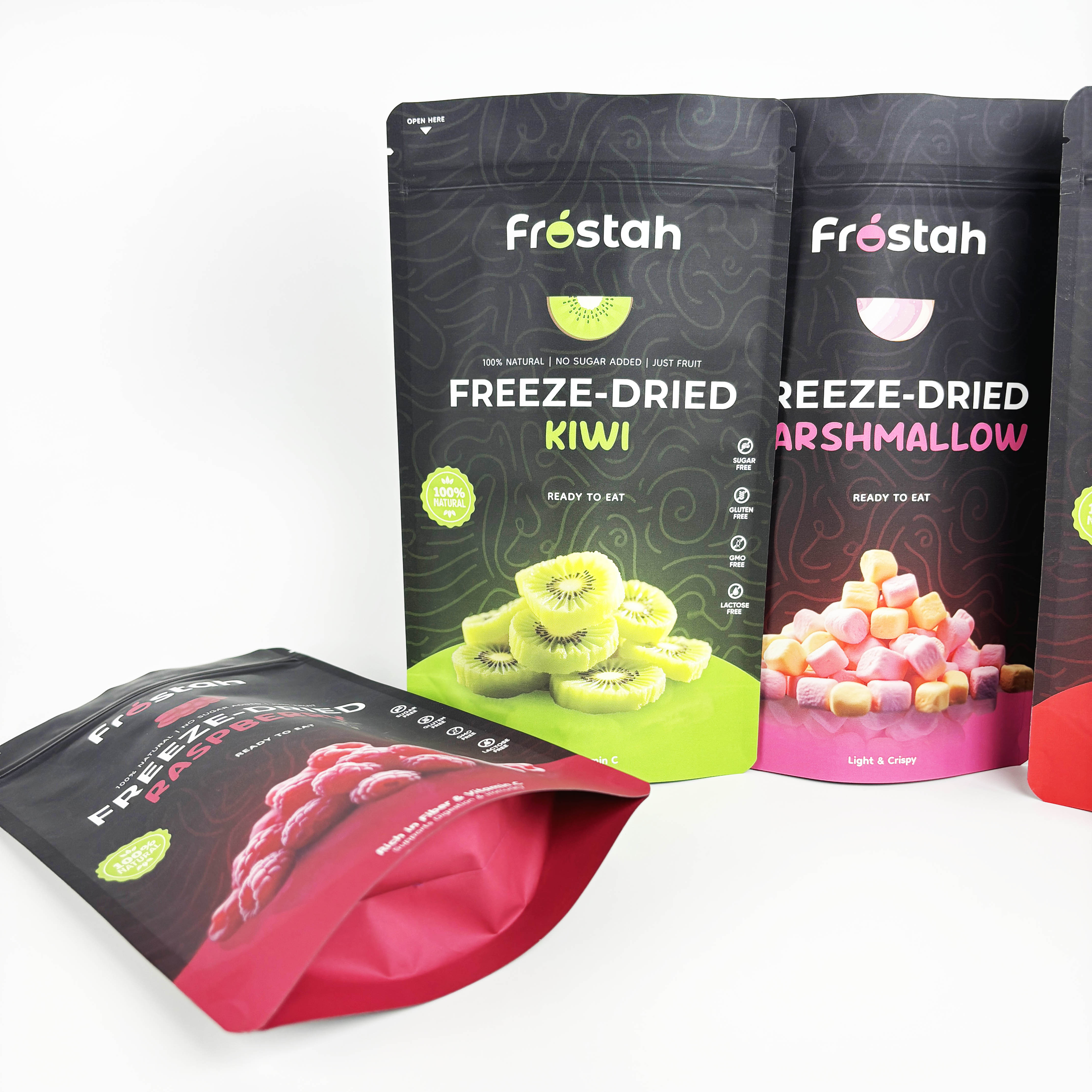 Zipper Matte Finish Snack Stand-up Pouch