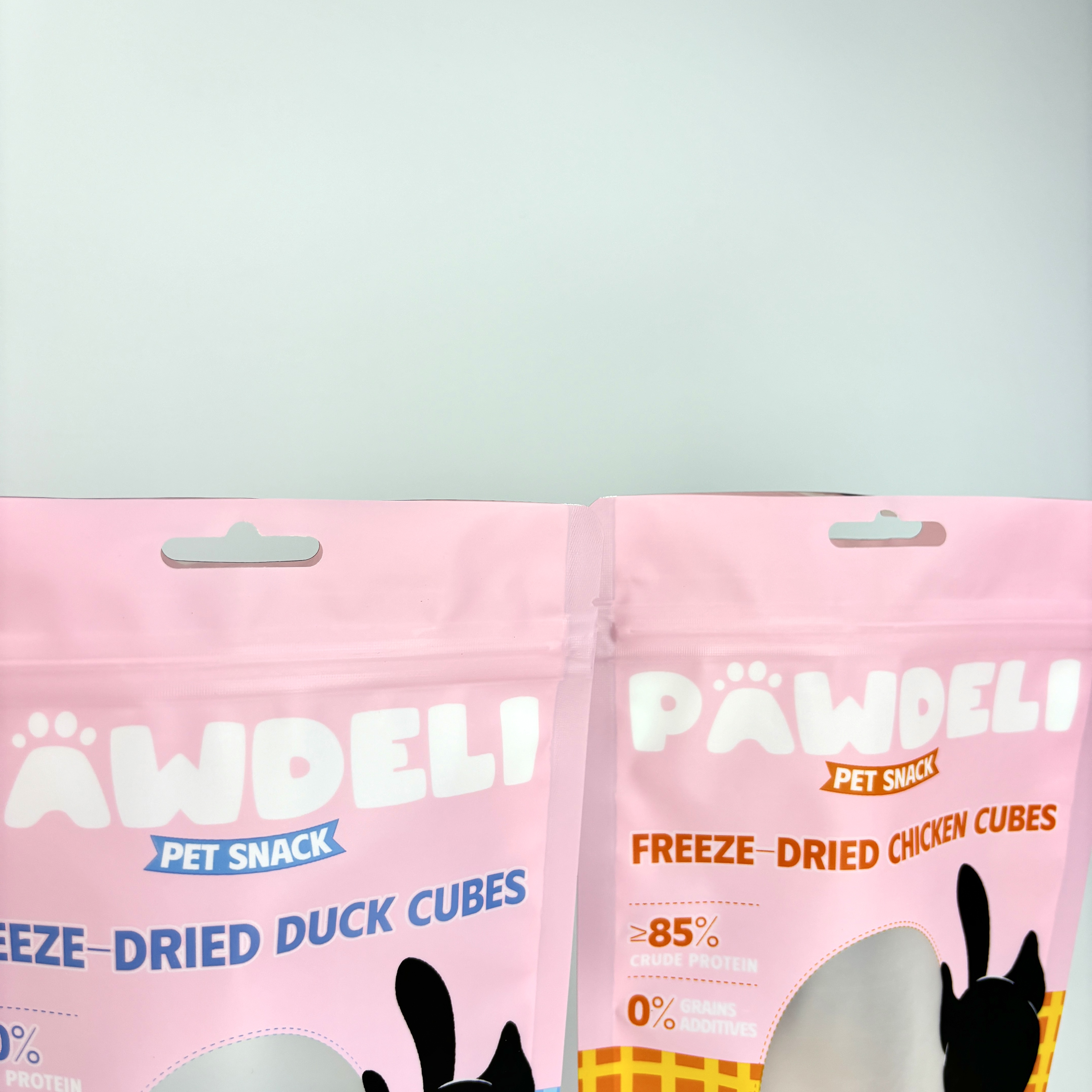 Zipper Clear PET Food Stand-up Pouch