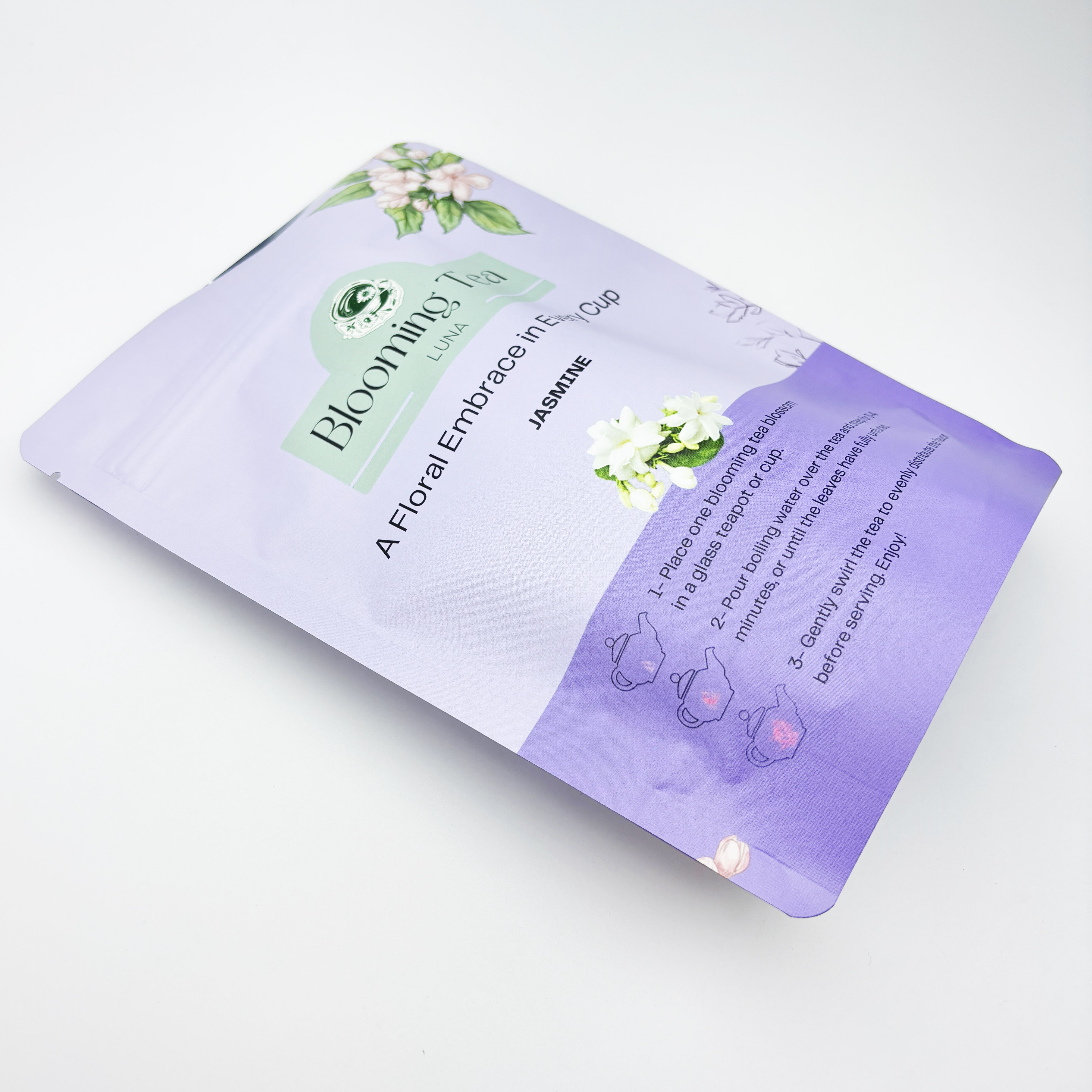 Retail Tea Stand-up Pouch