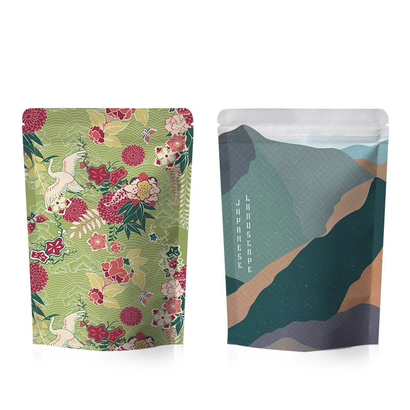 Zipper Kraft Window Pouch
