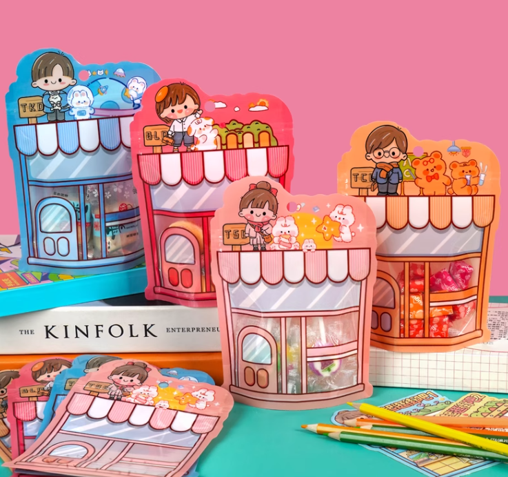 Zipper Moisture Barrier Snack Stand-up Pouch