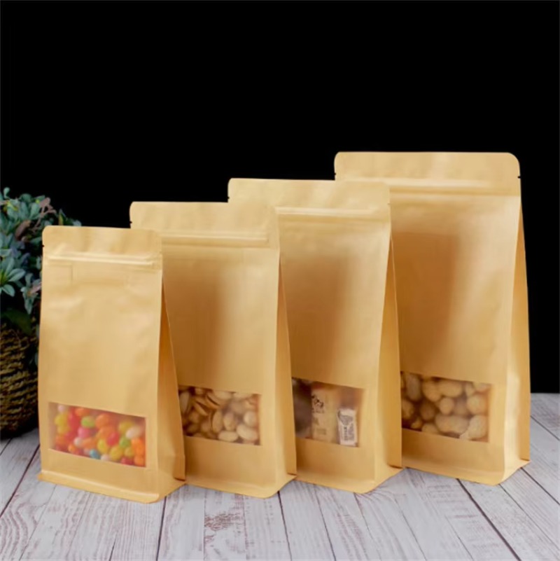 Zipper Kraft Window Pouch Private