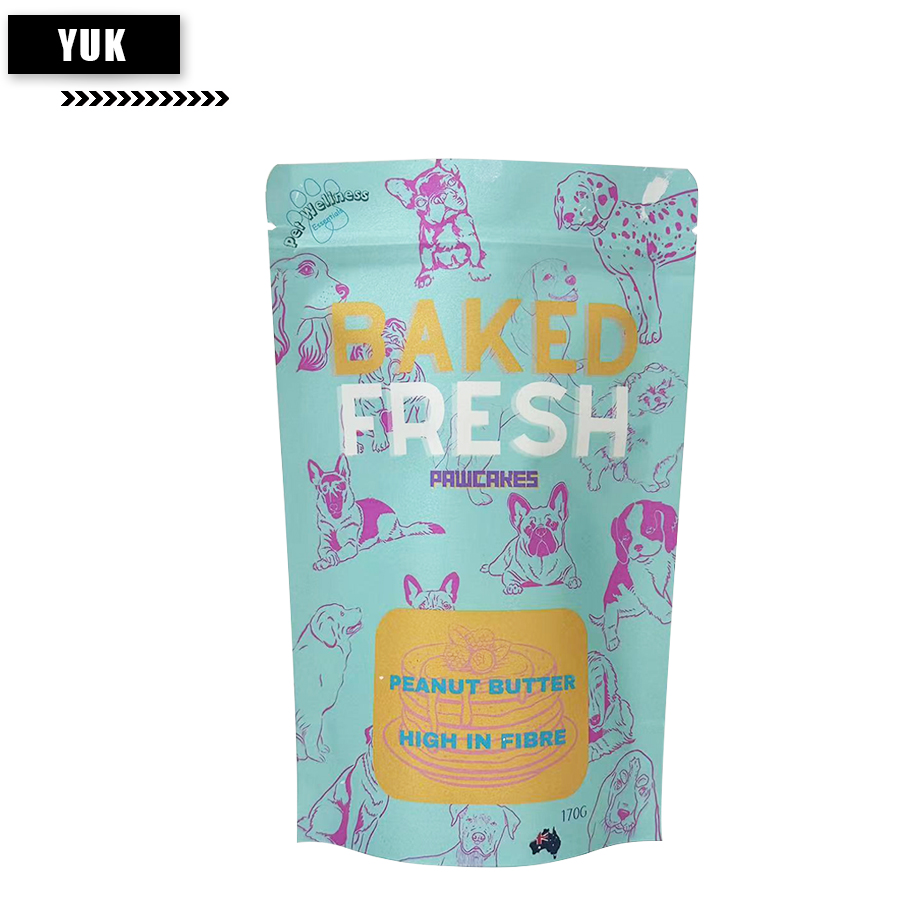 Barrier Zipper Tea Kraft Window Pouch