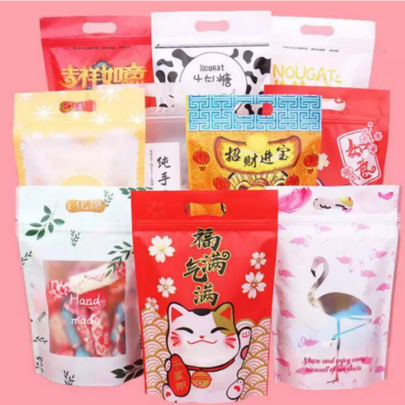 Zipper Moisture Barrier Snack Stand-up Pouch