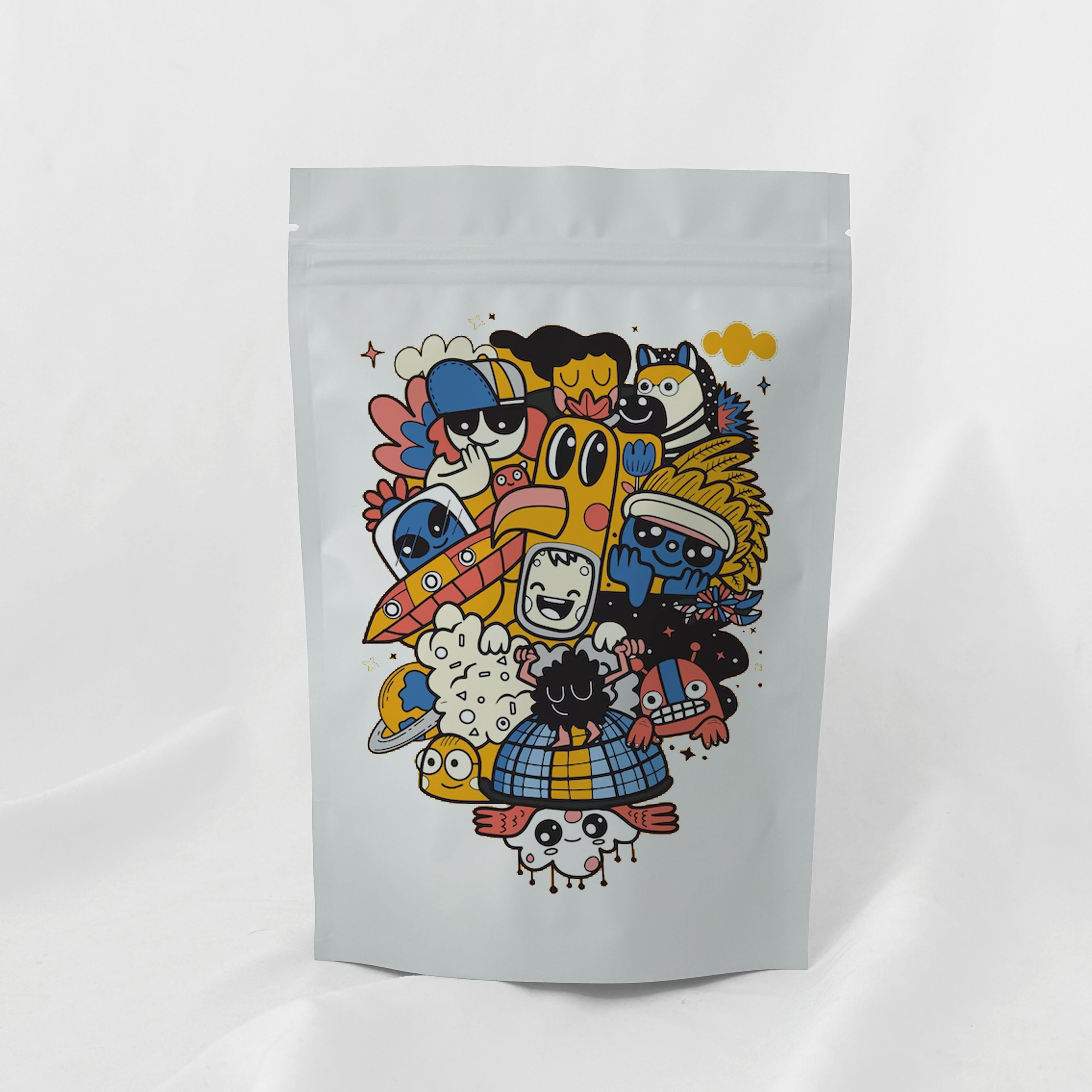 Barrier Zipper Tea Stand-up Pouch