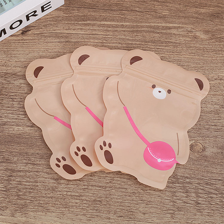Barrier Zipper PET Food Shaped Pouch