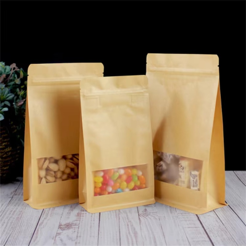 Zipper Kraft Window Pouch Private