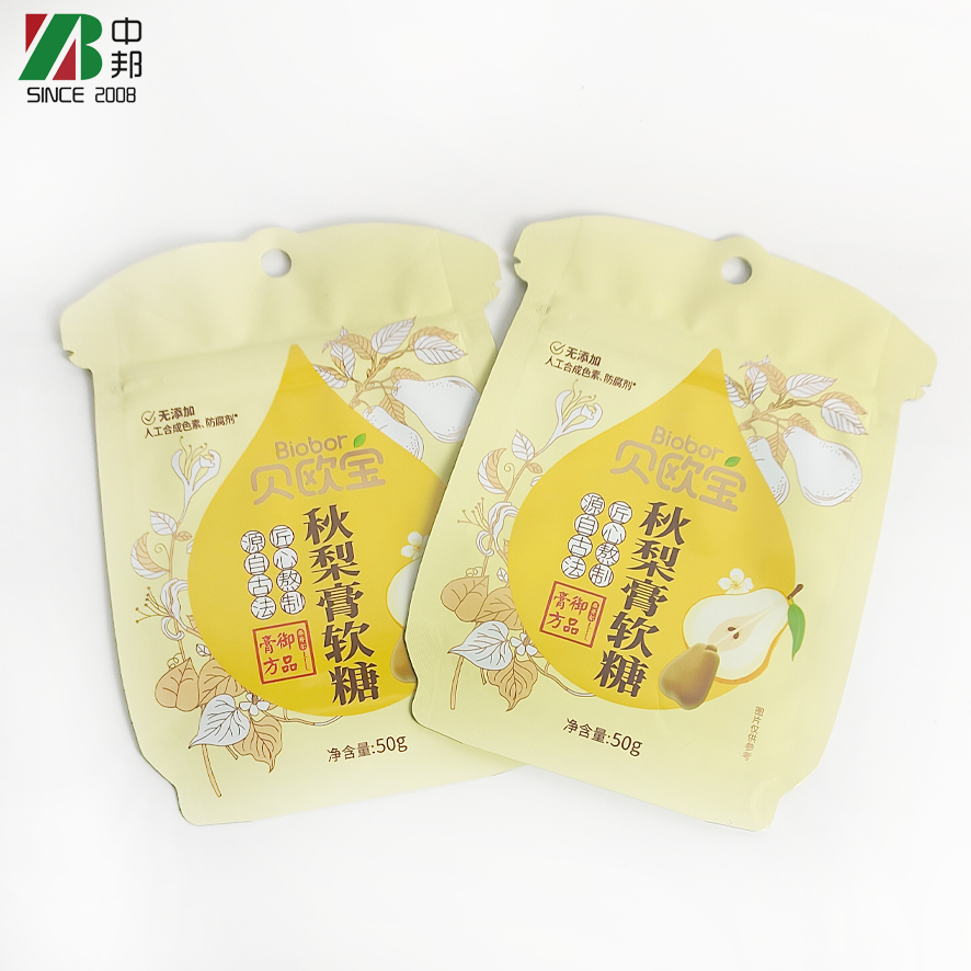 Custom Shaped Printed Snack Shaped Pouch