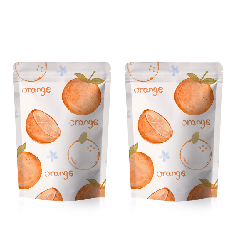 Barrier Zipper Kraft Window Pouch