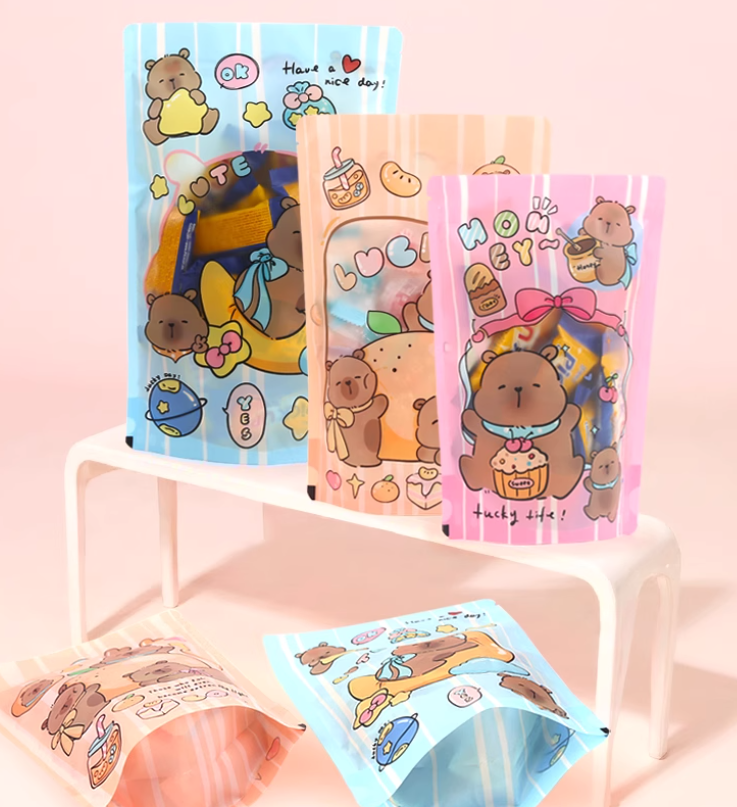 Zipper Moisture Barrier Snack Stand-up Pouch