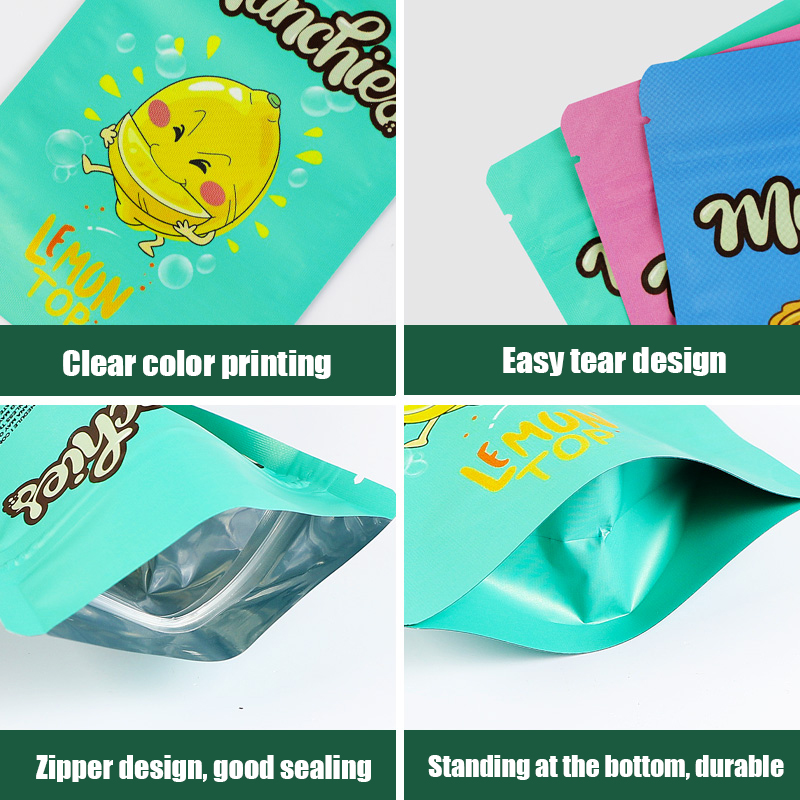 Barrier Zipper Tea Stand-up Pouch