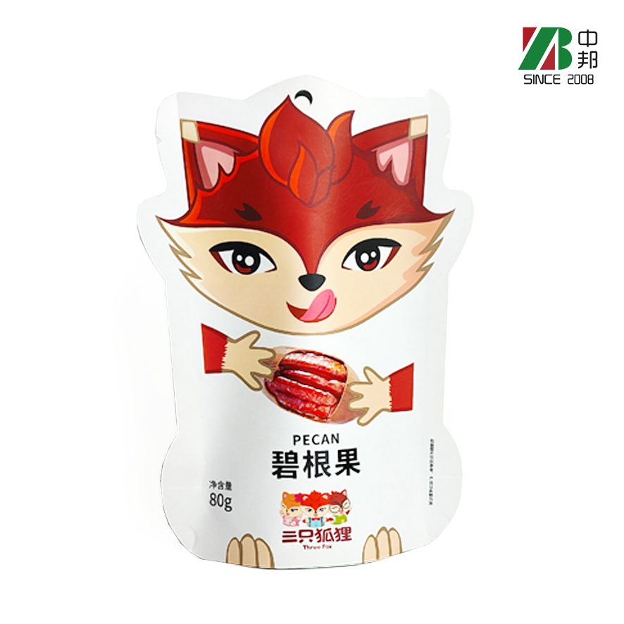 Custom Shaped Printed Snack Shaped Pouch