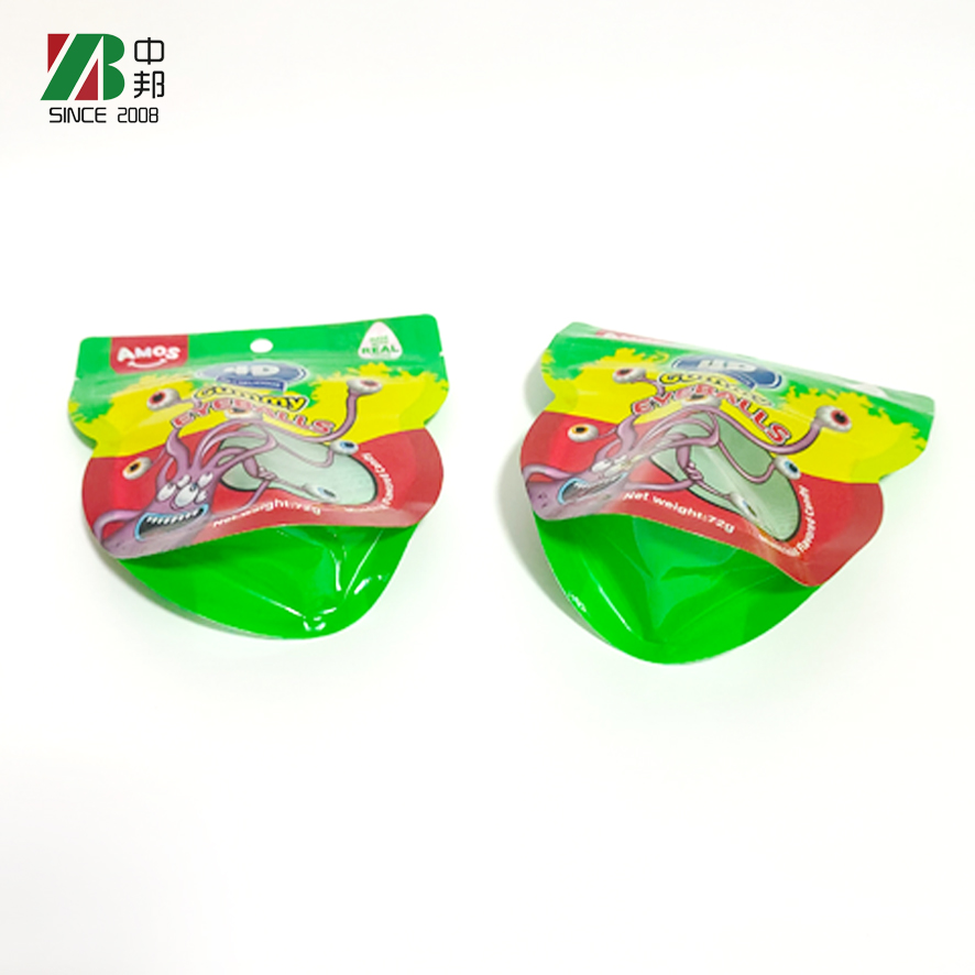Custom Shaped Printed Snack Shaped Pouch